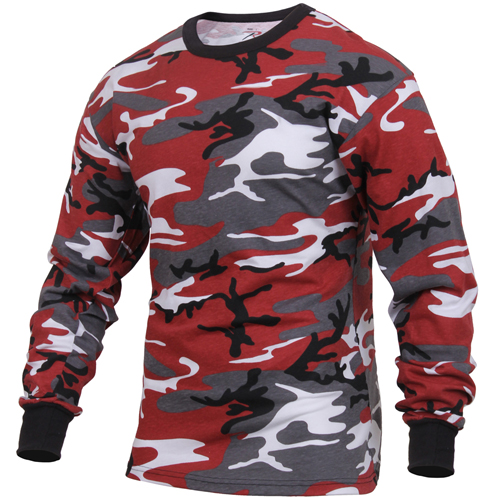 Ultra Force Mens Long Sleeve Camo T-Shirt
