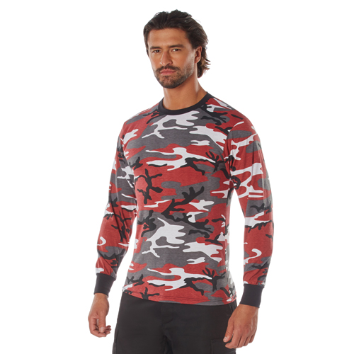 Ultra Force Mens Long Sleeve Camo T-Shirt