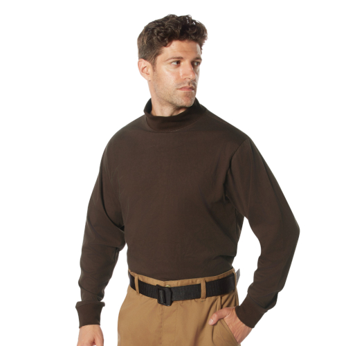 Mock Turtleneck T-Shirt