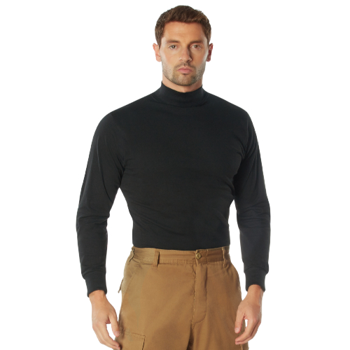 Mock Turtleneck T-Shirt