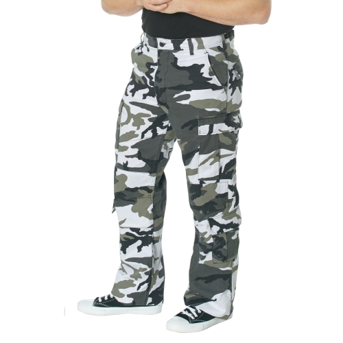 Vintage Camo Paratrooper Fatigue Pants