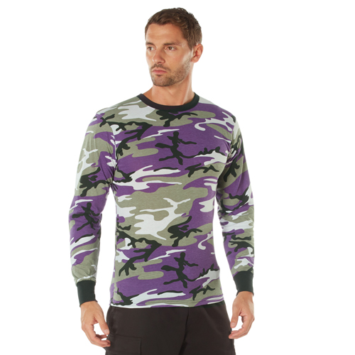 Ultra Force Mens Long Sleeve Camo T-Shirt