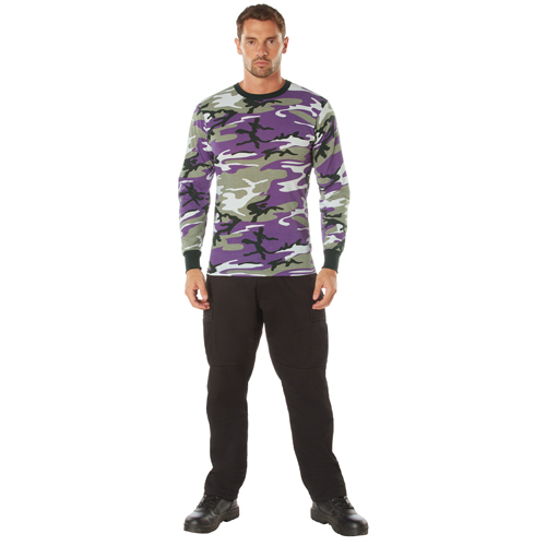 Ultra Force Mens Long Sleeve Camo T-Shirt