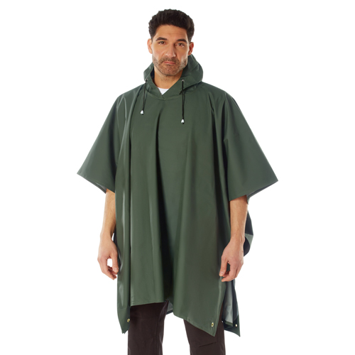O.D Rubber Poncho