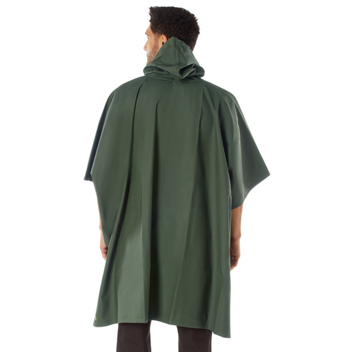 O.D Rubber Poncho