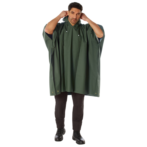 O.D Rubber Poncho