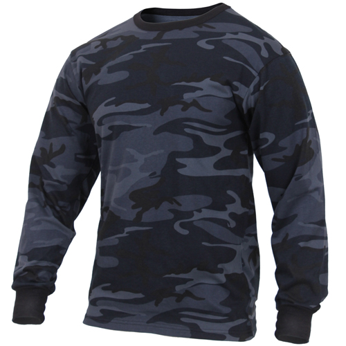 Ultra Force Mens Long Sleeve Camo T-Shirt