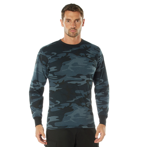 Ultra Force Mens Long Sleeve Camo T-Shirt