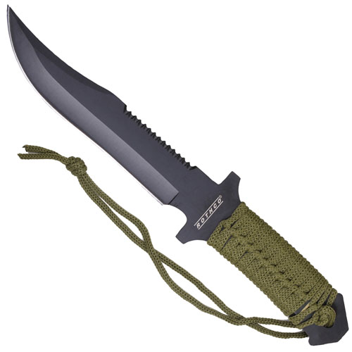 Ultra Force Paracord Knife w/ Fire Starter - Serrated Spine