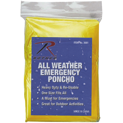 All Weather Emergency Poncho