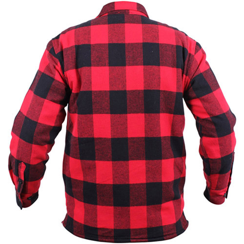 Ultra Force Mens Extra Heavyweight Buffalo Plaid Sherpa-Lined Flannel Shirts