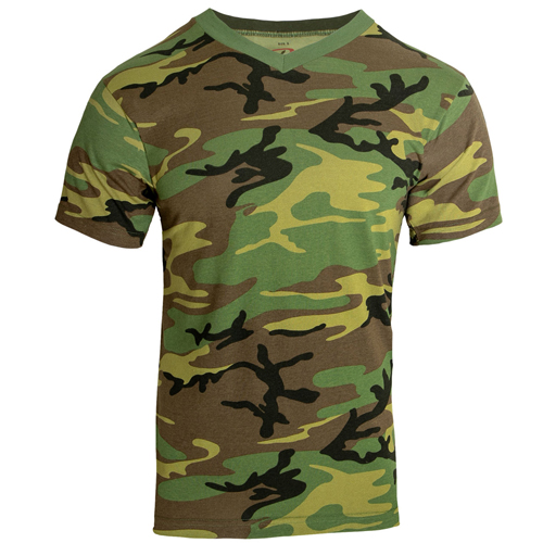 Ultra Force Camo Short Sleeve V-Neck T-Shirt