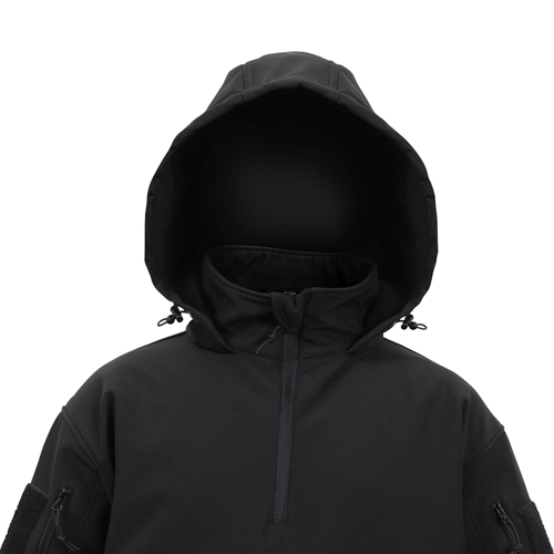 Mens Concealed Carry Soft Shell Tactical Anorak Parka