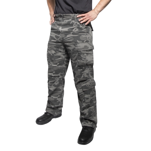 Vintage Camo Paratrooper Fatigue Pants
