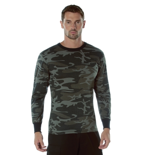 Ultra Force Long Sleeve Colored Camo T-Shirt