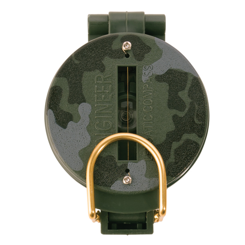Lensatic Camo Plastic Compass