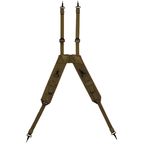 GI Type Enhanced H Style LC-1 Black Suspenders