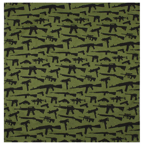 Gun Pattern Bandana
