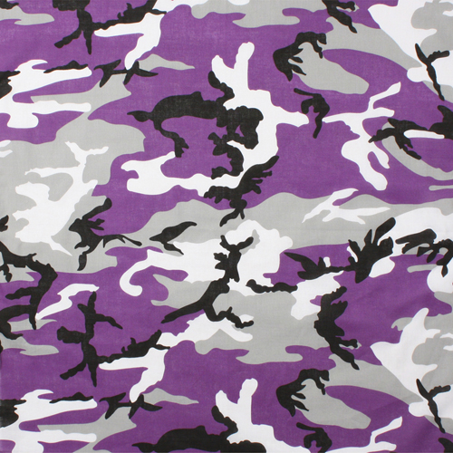Ultra Force Cotton Camo Colored Bandana