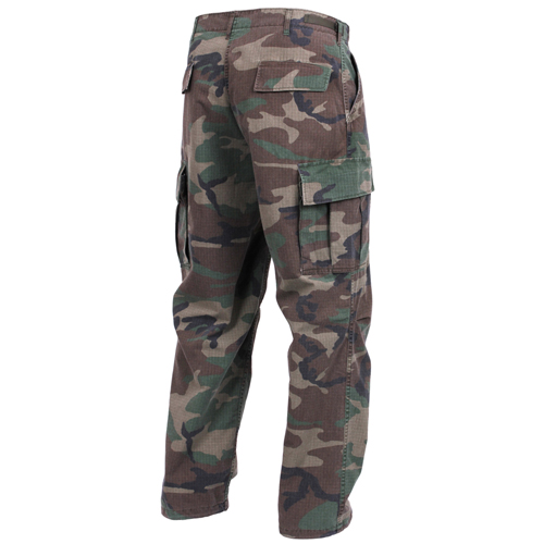 Ultra Force Mens Vintage Vietnam Rip-Stop Fatigue Pant