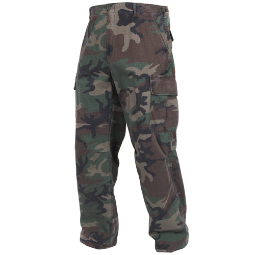 Ultra Force Mens Vintage Vietnam Rip-Stop Fatigue Pant