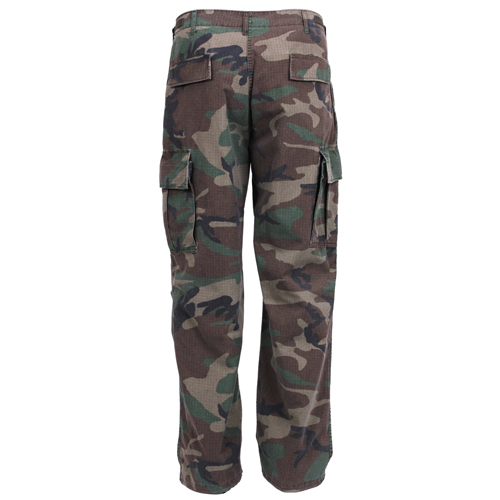 Ultra Force Mens Vintage Vietnam Rip-Stop Fatigue Pant