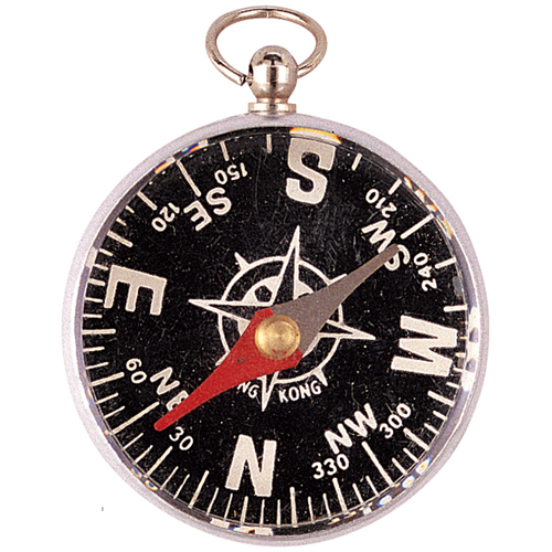 Unlidded Pocket Compass