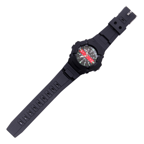 Aquaforce 50m Water Resistant Thin Red Line Watch