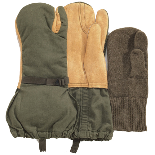 GI Leather Trigger Finger Mittens