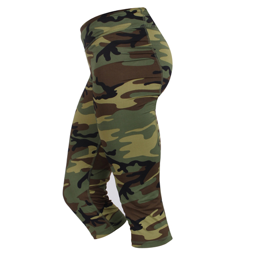 Women Workout Performance Capri - Camo