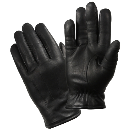 Cold Weather Leather Police Gloves