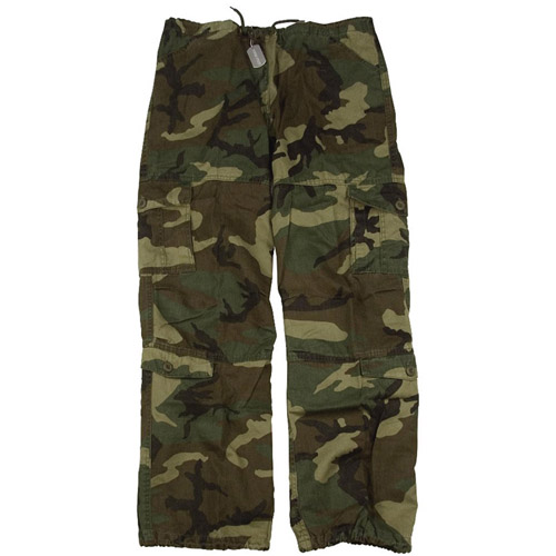 Girls Vintage Camo Paratrooper Fatigue Pants