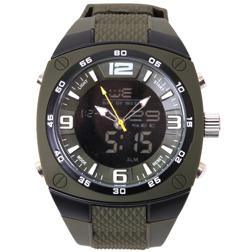 Ultra Force Military Style Analog & Digital Display Watch - XLarge 