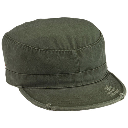 Solid Vintage Military Fatigue Caps