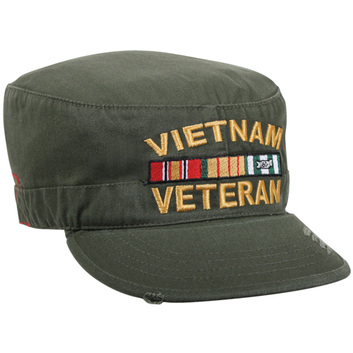 Vintage Vietnam Veteran Fatigue Cap