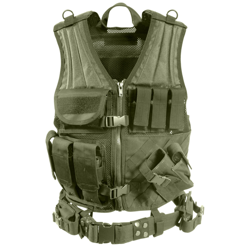 Ultra Force Cross Draw Molle Tactical Vest