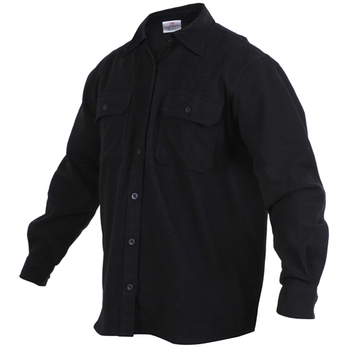 Ultra Force Mens Heavy Weight Solid Flannel Shirt