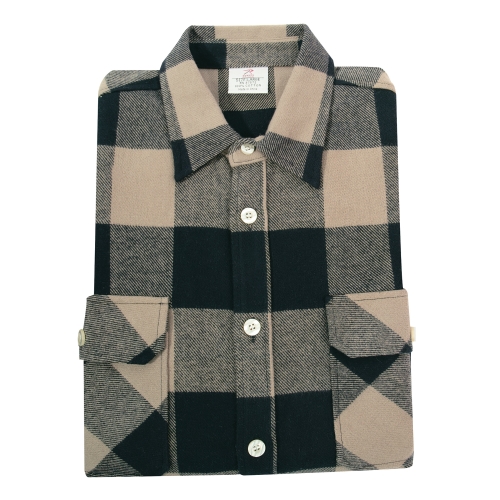 Extra Heavyweight Buffalo Plaid Flannel Cotton Shirt
