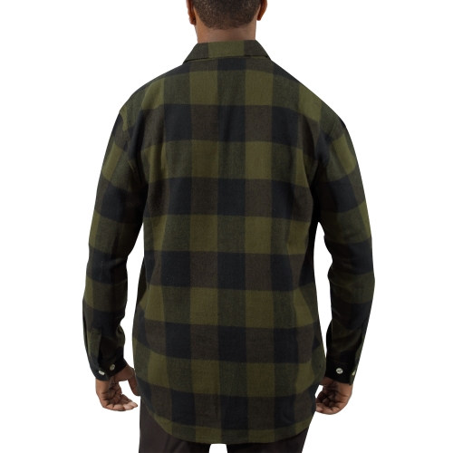 Extra Heavyweight Buffalo Plaid Flannel Cotton Shirt