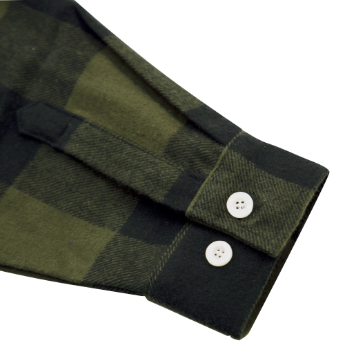 Extra Heavyweight Buffalo Plaid Flannel Cotton Shirt