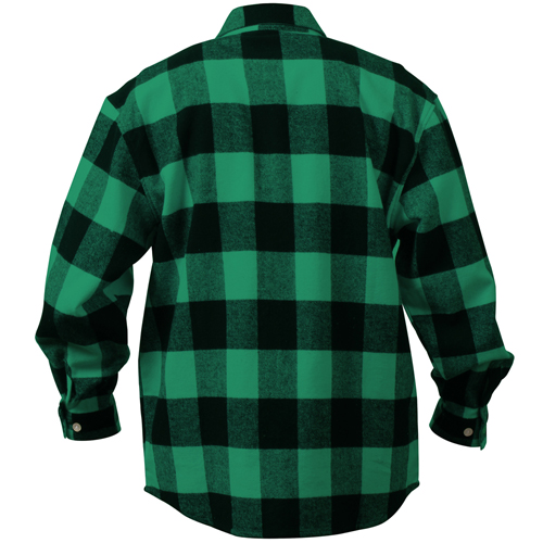 Extra Heavyweight Buffalo Plaid Flannel Cotton Shirt
