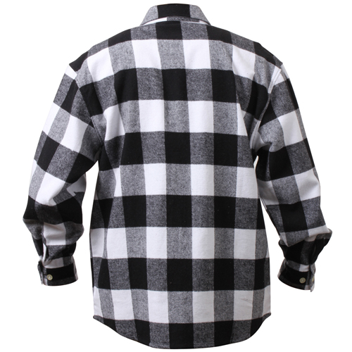 Extra Heavyweight Buffalo Plaid Flannel Cotton Shirt