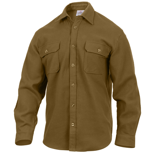 Ultra Force Mens Heavy Weight Solid Flannel Shirt