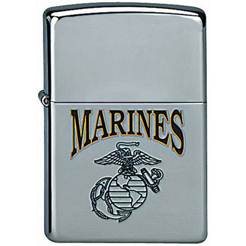 Marine Globe And Anchor Zippo Lighter