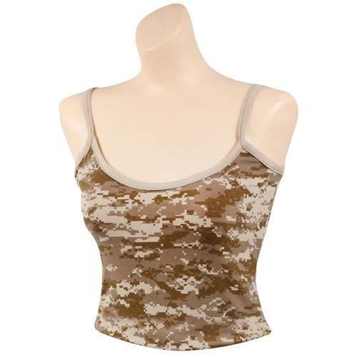 Womens Desert Digital Camo Booty Camp Tank Top
