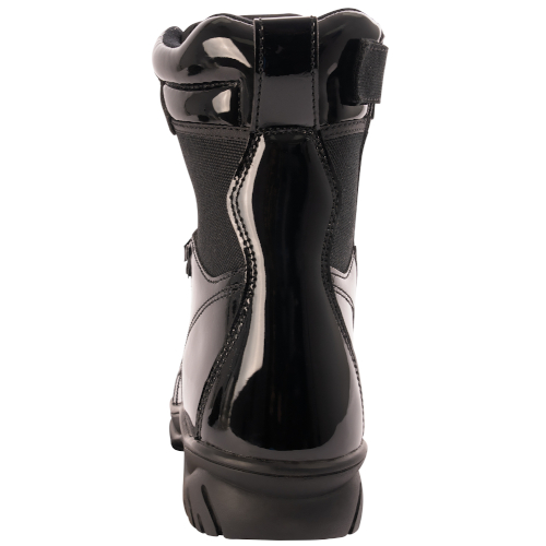 Forced Entry High-Gloss Tactical Boot w/ Side Zipper