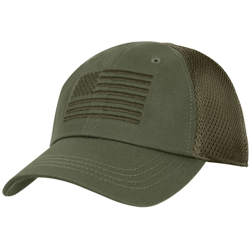 Ultra Force Tactical Mesh Back Cap with Embroidered US Flag