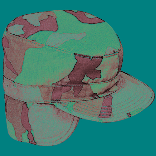 GI Type Combat with Earflap Cap