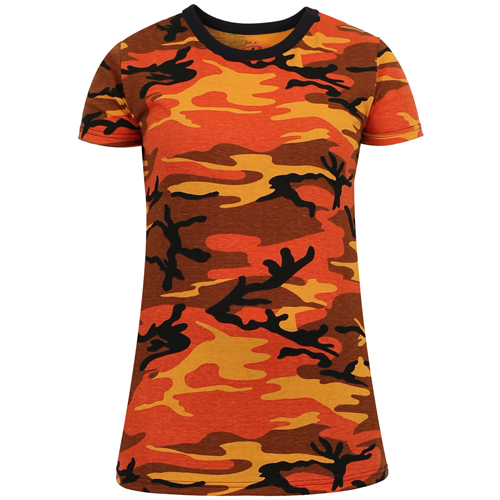 Ultra Force Womens Long Length Camo T-Shirt