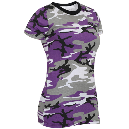 Ultra Force Womens Long Length Camo T-Shirt